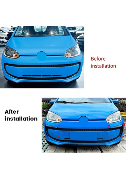 Araba Ön Tampon Ayırıcı Spoiler Trim Izgara Kanard Parlak Siyah (Yurt Dışından) fırsatları