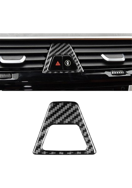 5 Serisi G30 18-21 Merkezi Kontrol Uyarı Işığı Düğmesi Trimi (Yurt Dışından)