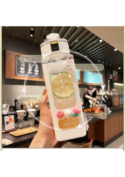 Yeni Açık Spor Kare Basit Öğrenci Taşınabilir Pipet Su Bardağı (Yurt Dışından) modelleri