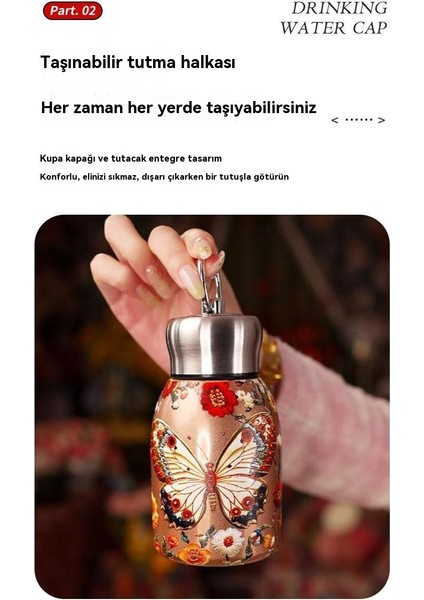 Ulusal Gelgit 316 Paslanmaz Çelik Çekme Halkası Basit Moda Taşınabilir Termos Bardak (Yurt Dışından) fırsatları