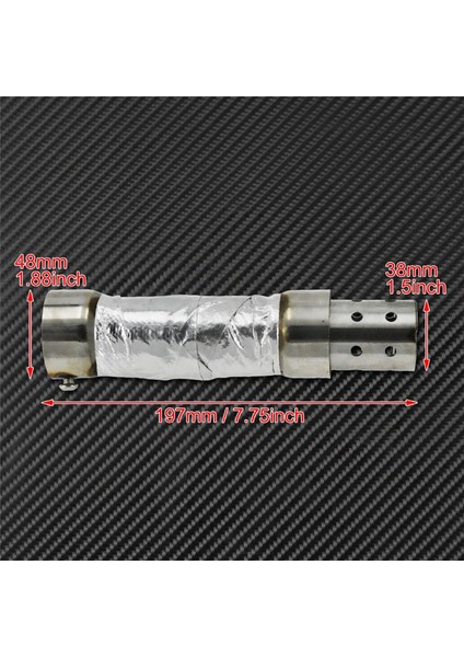 Motosiklet Spor Araba Susturucu Kuyruk Bölümü Egzoz Susturucu Uzatılmış (Yurt Dışından)