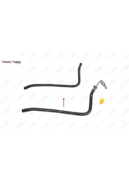Basinç Kaptörü Hortumu Metal Boru Hariç Nifea 8201043914/ 208152425R Renault 11639