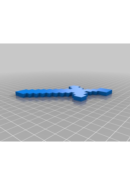 Minecraft Kılıç (Sadece Plastik Aparattır!!!) 3D