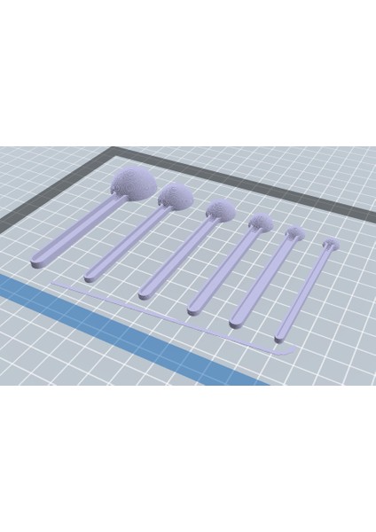 Ölçüm Kaşığı Seti (0.1ml Ila 5ml) (Sadece Plastik Aparattır!!!) 3D