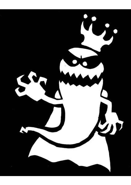 Kral Hayalet Şablon (Sadece Plastik Aparattır!!!) 3D