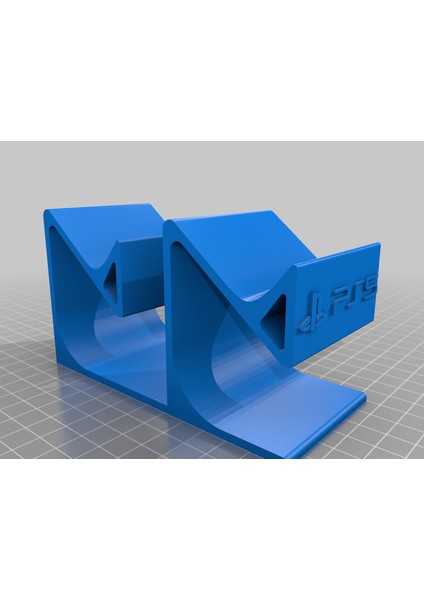 Çift Dualsense Ps5 Denetleyici Standı (Sadece Plastik Aparattır!!!) 3D