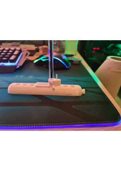Masaüstü Denizaltı Kalem Tutucu (Sadece Plastik Aparattır!!!) 3D