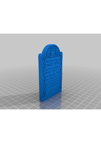 Emily Binx'in Mezar Taşı (Hokus Pokus) (Sadece Plastik Aparattır!!!) 3D fiyatları