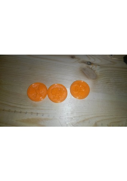Wmd Nuke Chem Bio Jetonları / Madeni Paraları (Sadece Plastik Aparattır!!!) 3D modelleri