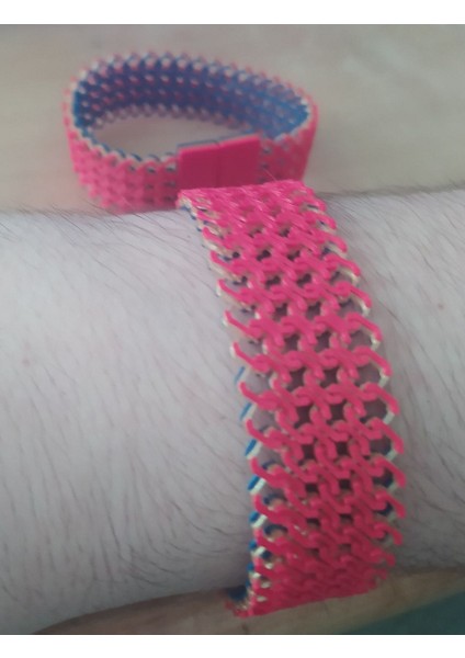 Daha Ince Zincir Fıçı Bileziği (Sadece Plastik Aparattır!!!) 3D