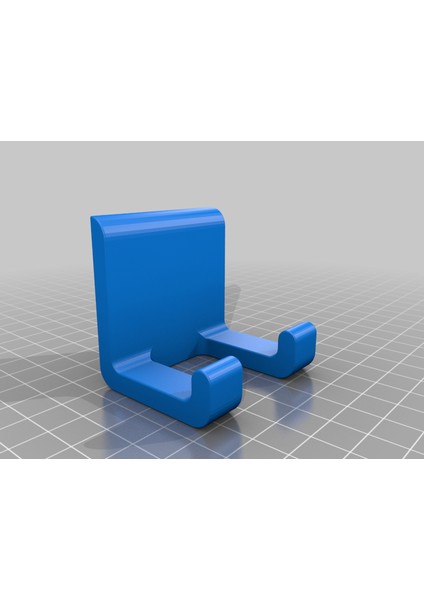 Güvenlikli Jiletli Duvar Montajı (Sadece Plastik Aparattır!!!) 3D