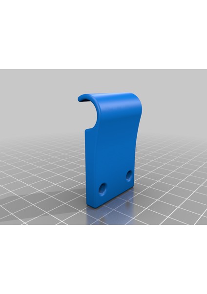 Bir Kapı Için Perde Ray Braketi - Braket Tutucu Perde Veya Perde Çubuk Kapısı (Sadece Plastik Aparattır!!!) 3D modelleri