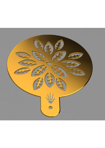 Ekmek / Kek Şablonu - Blossum 4 Tasarım (Sadece Plastik Aparattır!!!) 3D