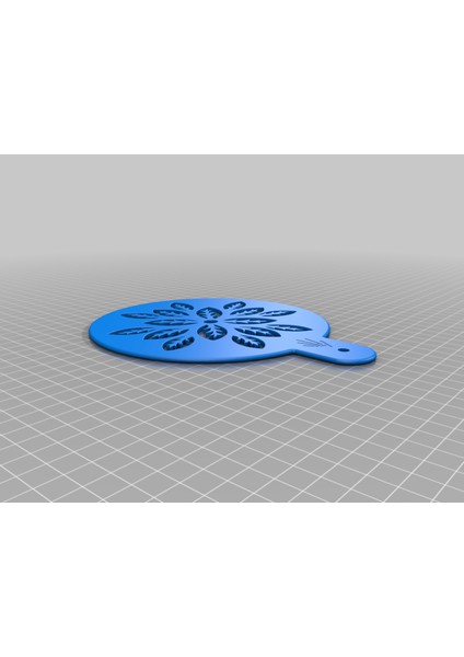 Ekmek / Kek Şablonu - Blossum 4 Tasarım (Sadece Plastik Aparattır!!!) 3D modelleri