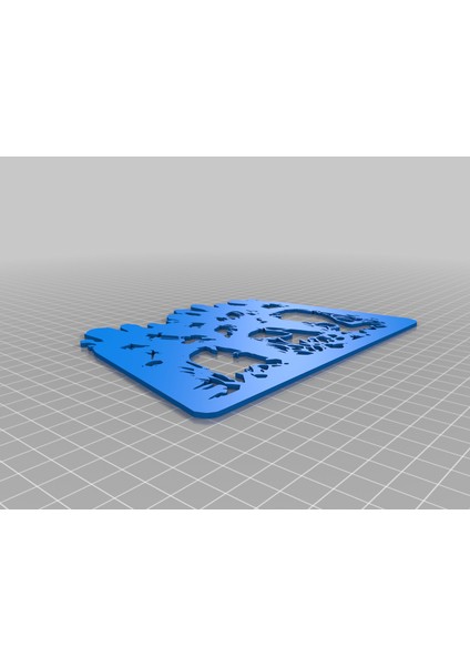 Mezar Şablonu (Sadece Plastik Aparattır!!!) 3D