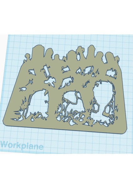 Mezar Şablonu (Sadece Plastik Aparattır!!!) 3D fiyatları