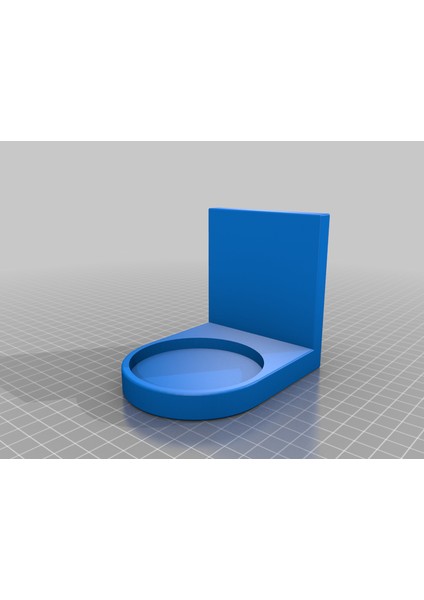 Sabun Dağıtıcı Duvara Monte Raf (Sadece Plastik Aparattır!!!) 3D