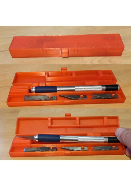 Hobi Bıçağı ve Bıçakları Için Tepsi (Sadece Plastik Aparattır!!!) 3D