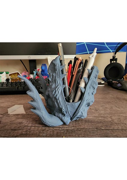 Ejderha Kafa Kalem Fincanı (Sadece Plastik Aparattır!!!) 3D