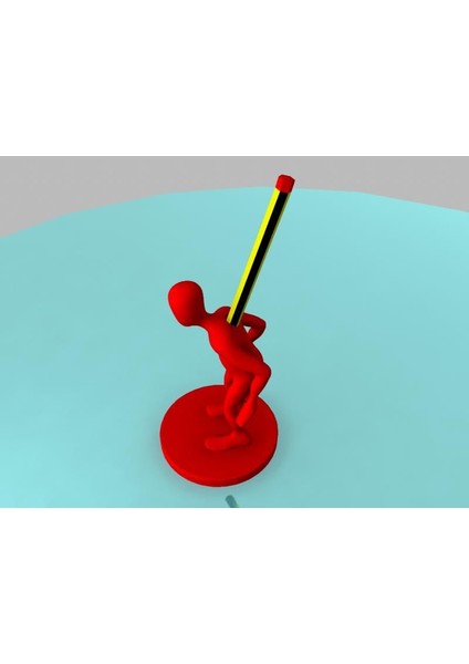 Portapen Kalem Tutucusu (Sadece Plastik Aparattır!!!) 3D