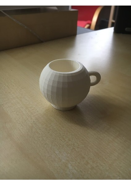 Kapaklı Yuvarlak Kupa (Sadece Plastik Aparattır!!!) 3D