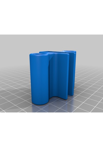 Sürgülü Duş Kapı Kolu (Sadece Plastik Aparattır!!!) 3D