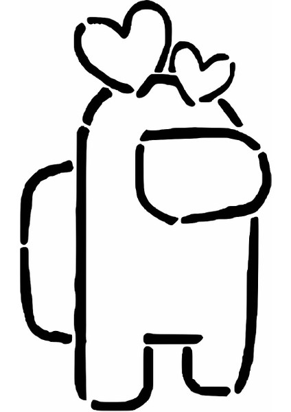 Aramızda Şablon 10 (Sadece Plastik Aparattır!!!) 3D