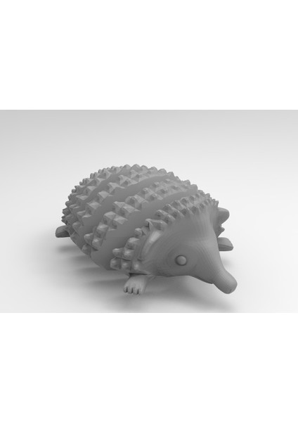 Mafsallı Kirpi (Sadece Plastik Aparattır!!!) 3D