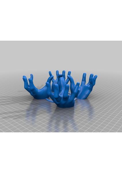 El Plaka Standı (Sadece Plastik Aparattır!!!) 3D