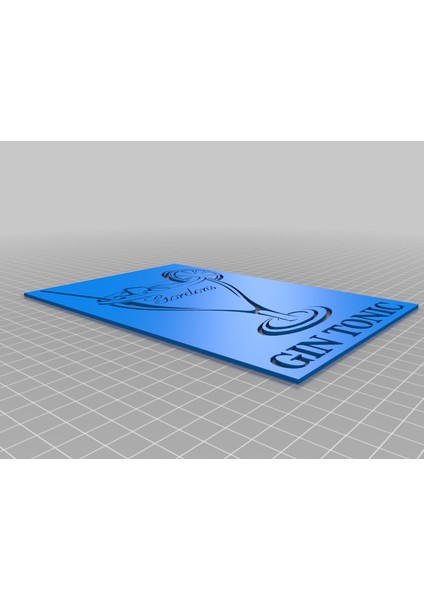 Cin Tonik Şablon (Sadece Plastik Aparattır!!!) 3D fiyatları
