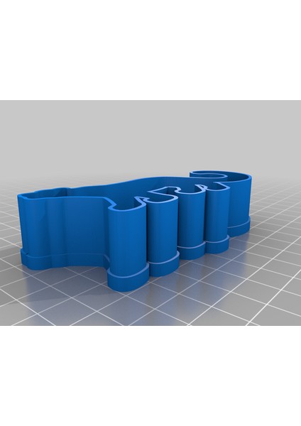 Kar Leoparı Kurabiye Kesici (Sadece Plastik Aparattır!!!) 3D