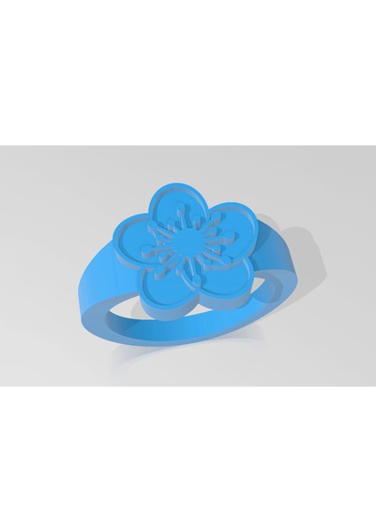 Kiraz Çiçeği / Sakura Yüzük (Rafine) (Sadece Plastik Aparattır!!!) 3D fiyatları