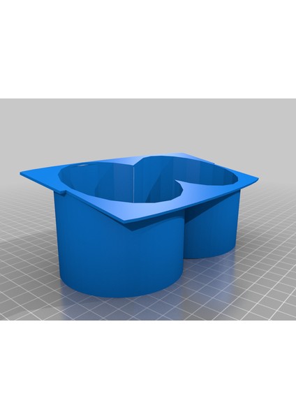 2005 Audi A8 Bardaklık (Sadece Plastik Aparattır!!!) 3D