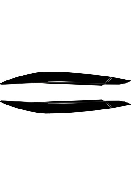 Araba Far Lambası Kaşları Parlak Siyah Için Kapak Trimi (Yurt Dışından) modelleri