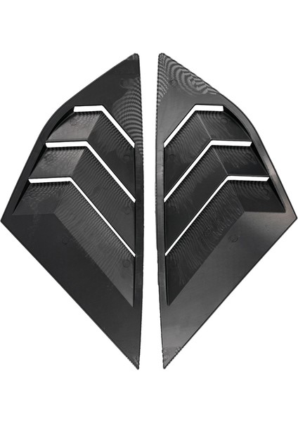 Siyah Arka Taraf Havalandırma Çeyrek Pencere Panjur Kepenk Kapağı (Yurt Dışından) fırsatları