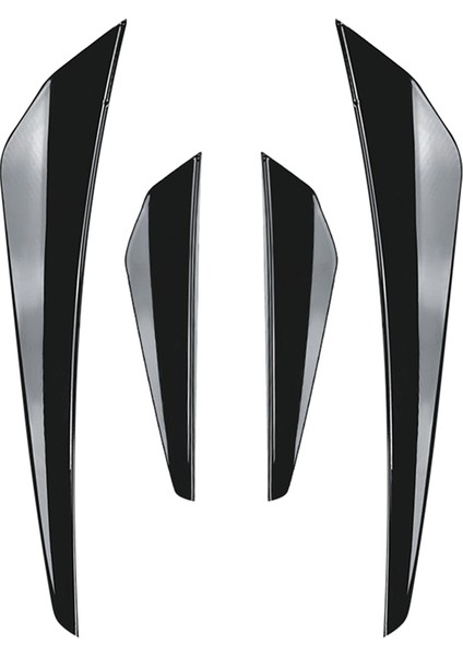 Araba Parlak Siyah Ön Tampon Yan Ayırıcı Spoiler Döşeme (Yurt Dışından) fiyatları