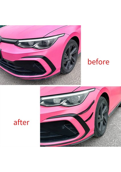 Araba Parlak Siyah Ön Tampon Yan Ayırıcı Spoiler Döşeme (Yurt Dışından) modelleri