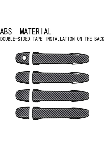 Karbon Fiber Için Araba Kapısı Dış Çekme Kolu Kaplaması (Yurt Dışından) modelleri