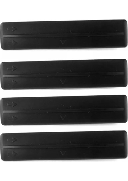 4 Adet Çatı Damlama Rafı Çıkarma Kapağı Klipsleri Vidalı Erişim (Yurt Dışından)