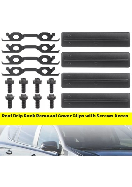 4 Adet Çatı Damlama Rafı Çıkarma Kapağı Klipsleri Vidalı Erişim (Yurt Dışından) indirimleri