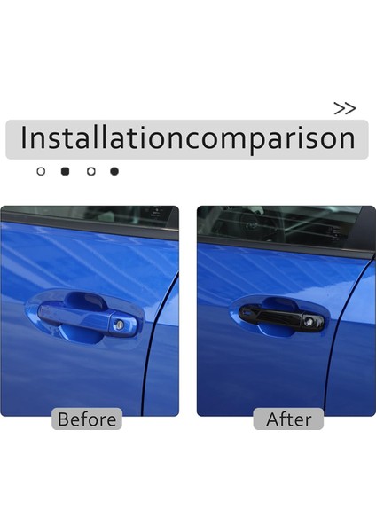 Araba Dış Kapı Kolu Kapağı Parlak Siyah (Yurt Dışından) modelleri