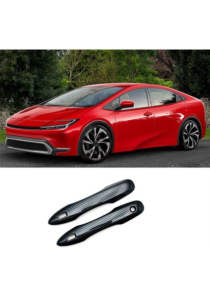 Dış Kapı Kolu Kapağı Koruyucu Kapak Trimabs Karbon Fiber (Yurt Dışından)