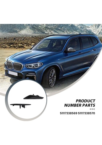 Araba Ön Tarafı Karbon Fiber Trim Kaplaması 51117338569 (Yurt Dışından) modelleri