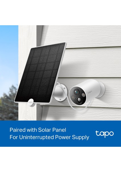 Tapo C425(4-pack) | Bataryalı Güvenlik Kamerası | 2K 4MP QHD | AI Desteği | Renkli Gece Görüşü | 300 Gün Şarj | Su Geçirmez | 150° Geniş Açılı | Solar Panel Desteği | Yerel/Bulut Depolama