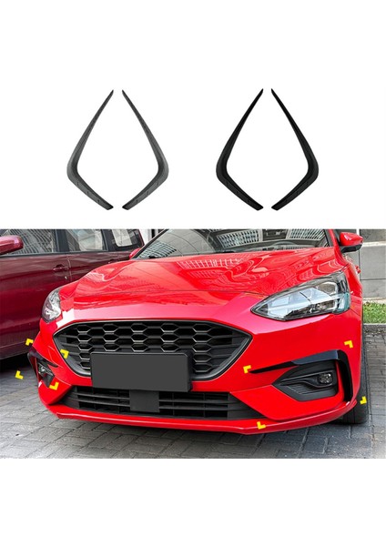 Araba Ön Tampon Dudak Ayırıcı Spoiler Şeritleri Parlak Siyah (Yurt Dışından) fırsatları