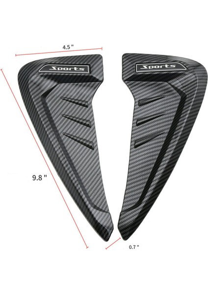 Yan Havalandırma Kapağı Hava Akışı Giriş Trimi Araba Yanı Dış (Yurt Dışından) indirimleri