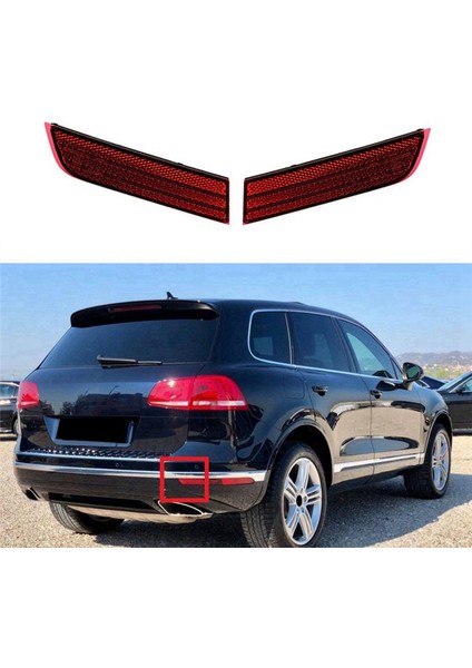 7P6945105A 2016-2018 Için Kısa Arka Reflektör Tampon Işığı (Yurt Dışından) modelleri