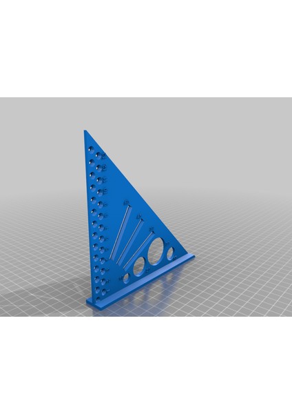 Hızlı Bir Şekilde Çizgi Çizmek Için Kare (Sadece Plastik Aparattır!!!) 3D