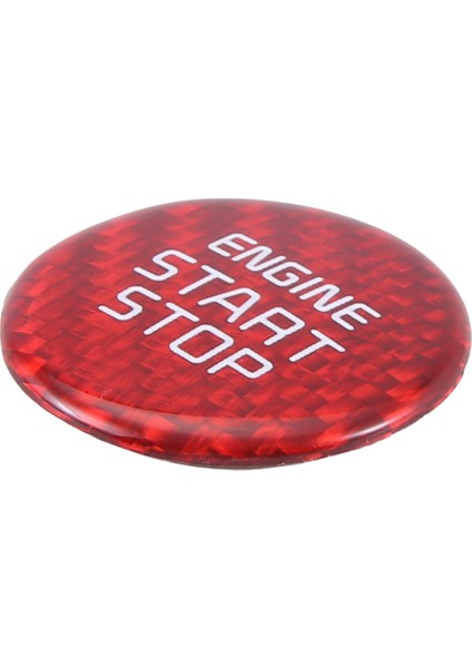 Motor Düğmesi Kapağı Sticker Kırmızı Için (Yurt Dışından)