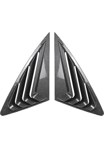 Karbon Fiber Desenli Araba Arka Cam Panjuru Yan Havalandırma Trimi (Yurt Dışından) fiyatları